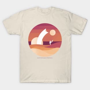 Minimalist Arrakis, Sunset T-Shirt